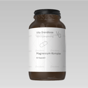 Magnesium Komplex Kapseln – Magnesiumcitrat & Bisglycinat